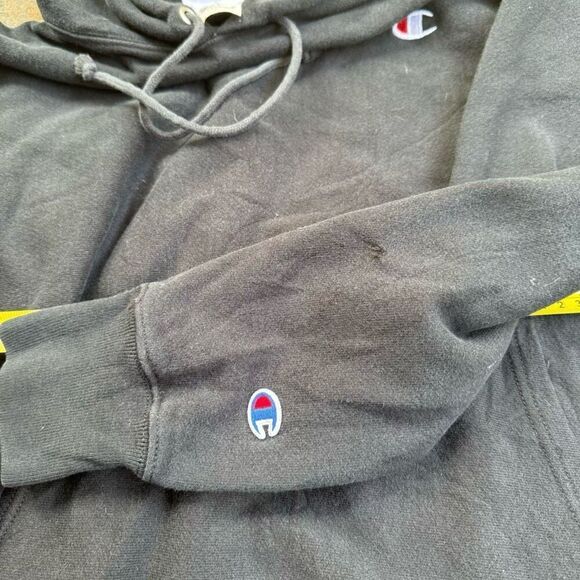 Champion Reverse Weave Classic Logo Y2K Hoodie - Picture 4 of 4